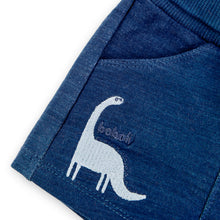 Cargar imagen en el visor de la galería, Conjunto short dino acero