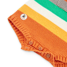 Cargar imagen en el visor de la galería, Conjunto pelele tricot rayas