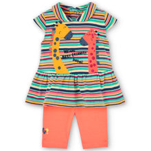 Cargar imagen en el visor de la galería, Conjunto leggings jirafas listado