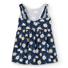Cargar imagen en el visor de la galería, Vestido margaritas azul 3 años