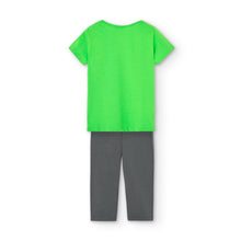 Cargar imagen en el visor de la galería, Conjunto leggings "Happiness" verde
