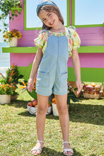 Cargar imagen en el visor de la galería, Enterizo denim + blusa jungle