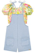 Cargar imagen en el visor de la galería, Enterizo denim + blusa jungle