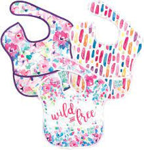 Cargar imagen en el visor de la galería, Babero superbib x 3 watercolor 6-24 meses