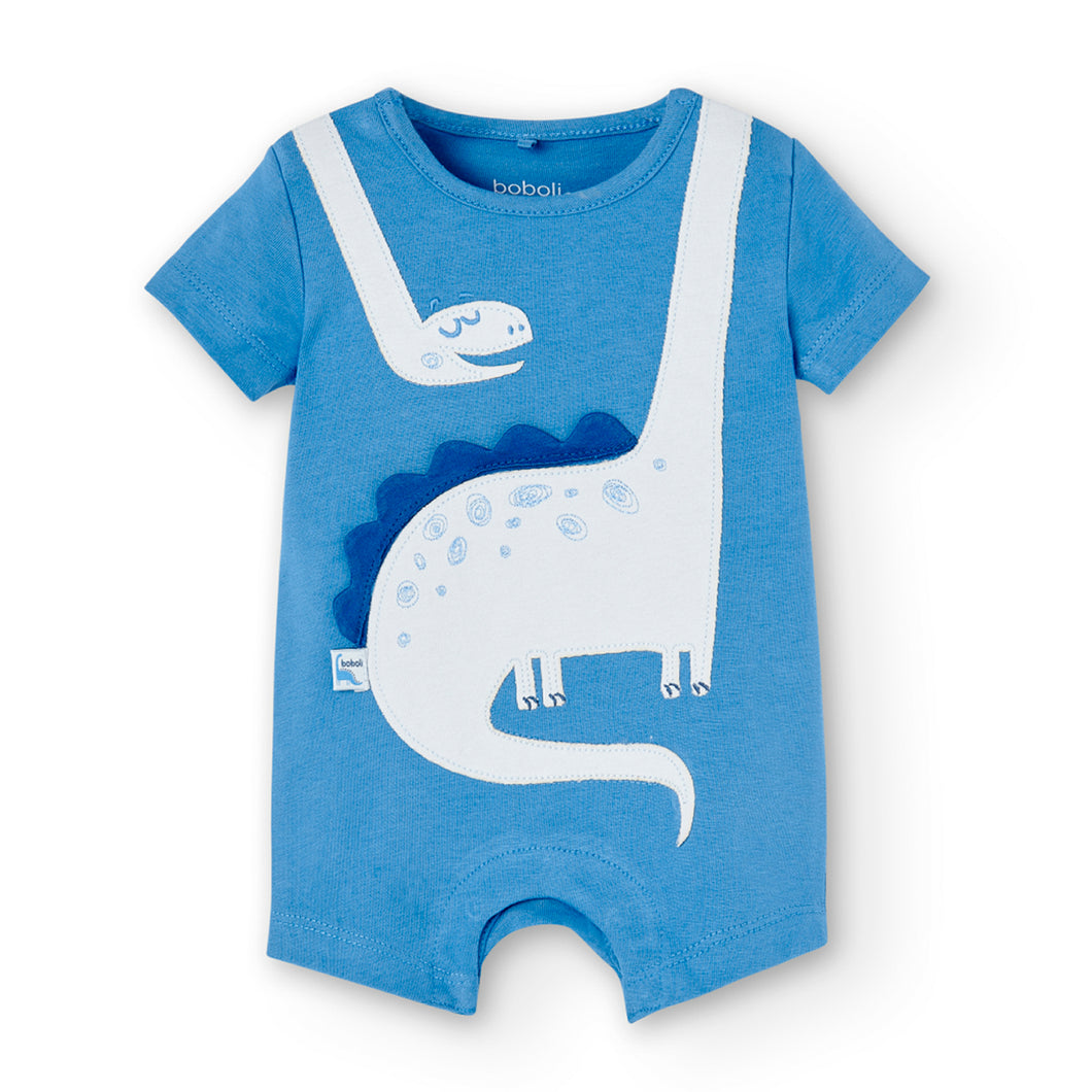 Pelele corto dino acero