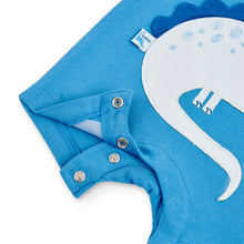 Cargar imagen en el visor de la galería, Pelele corto dino acero
