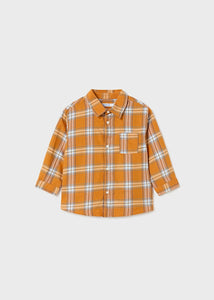 Camisa cuadros viella naranja
