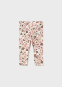 Leggings estampado conejitos rosado