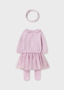 Conjunto body tutú violeta