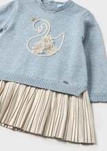 Cargar imagen en el visor de la galería, Vestido tricot combinado bluebell
