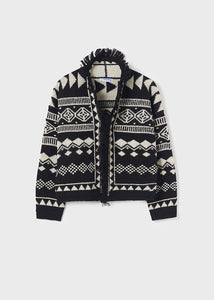 Rebecón tricot fantasia negro