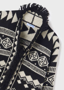 Rebecón tricot fantasia negro