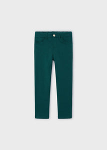 Pantalón felpa verde botella
