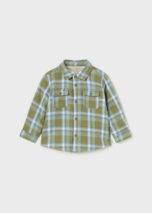 Sobrecamisa cuadros forrada bosque