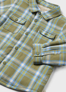 Sobrecamisa cuadros forrada bosque