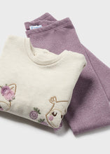 Cargar imagen en el visor de la galería, Conjunto leggings pullover orquidea 18 meses
