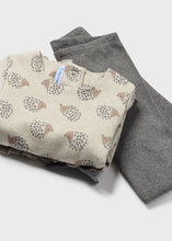 Cargar imagen en el visor de la galería, Conjunto leggings punto marengo 18 meses
