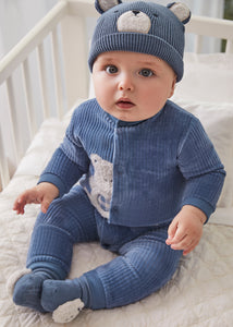 Pelele punto pana blue