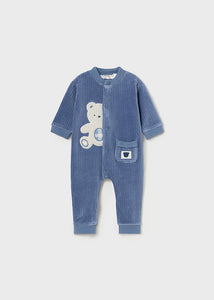 Pelele punto pana blue