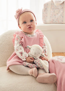 Vestido pelele rosa baby 12 meses