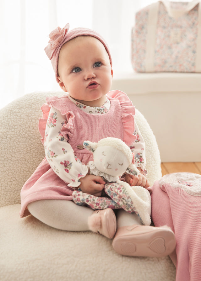 Vestido pelele rosa baby 12 meses