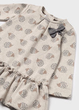 Cargar imagen en el visor de la galería, Vestido punto jacquard galleta 18 meses
