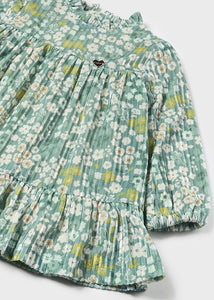 Vestido terciopelo estampado agata
