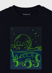 Polo glow in the dark blue