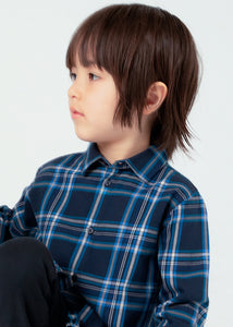 Camisa cuadros azul