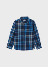 Cargar imagen en el visor de la galería, Camisa cuadros azul
