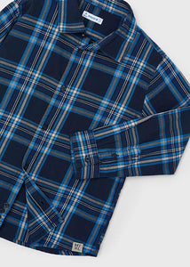 Camisa cuadros azul