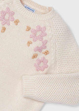 Cargar imagen en el visor de la galería, Jersey flores bordadas jengibre 4 años
