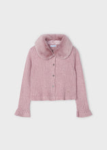 Cargar imagen en el visor de la galería, Rebeca tricot cuello pelo rosado

