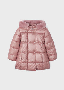 Chaquetón nacarado rosado 4 años