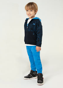 Conjunto buzo 3 piezas azulino