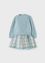 Cargar imagen en el visor de la galería, Vestido 2 en 1 tricot jade 4 años
