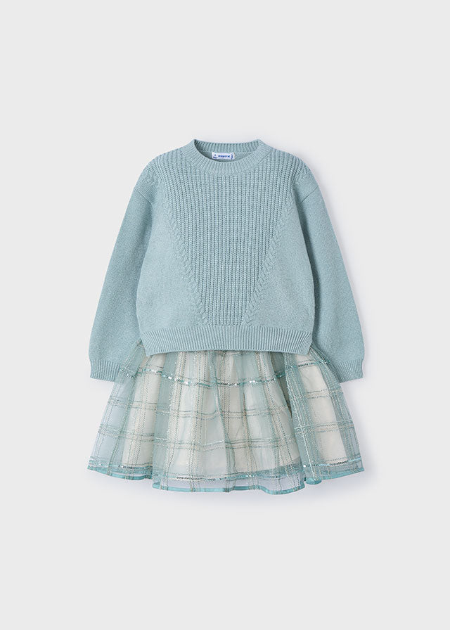 Vestido 2 en 1 tricot jade 4 años