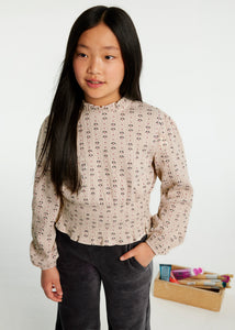 Polo estampado piedra