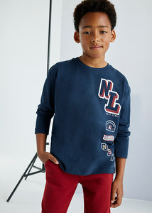Polo "Best day ever" marino