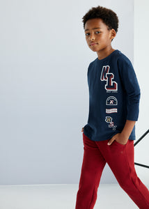 Polo "Best day ever" marino