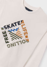 Cargar imagen en el visor de la galería, Polo &quot;Skater life&quot; nata
