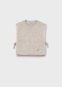 Chaleco tricot piedra