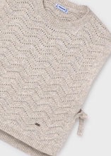 Cargar imagen en el visor de la galería, Chaleco tricot piedra
