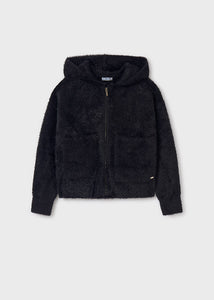 Casaca tricot negro
