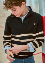 Cargar imagen en el visor de la galería, Jersey perkins cremallera marino
