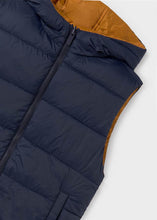 Cargar imagen en el visor de la galería, Chaleco reversible ambar/ marino
