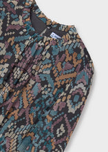 Cargar imagen en el visor de la galería, Vestido estampado marengo
