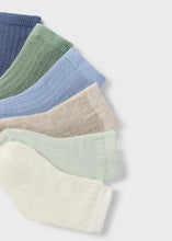 Cargar imagen en el visor de la galería, Set de 6 calcetines verdes
