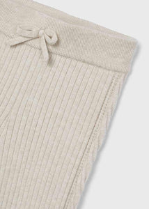 Leggings malla tricot vison