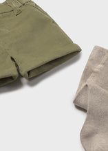 Cargar imagen en el visor de la galería, Conjunto pantalón corto Aceituna
